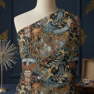 USA 250 Liberty Art Nouveau Pattern ID1302 Fabric