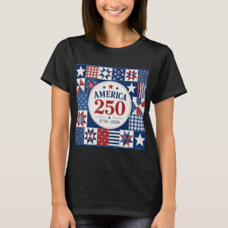USA 250 Quilted Napkin T-Shirt
