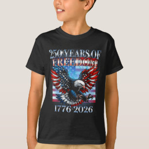 Usa 250 years 1776-2026 bald eagle america flag me T-Shirt
