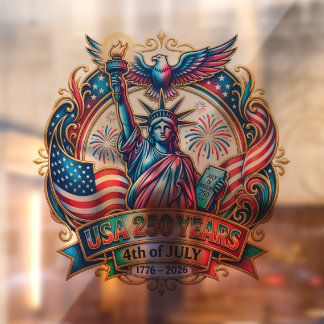 USA 250 years 4th of July 1776-2026