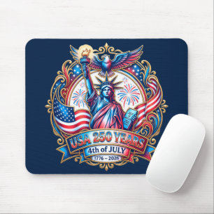 USA 250 years 4th of July 1776-2026 Mouse Pad