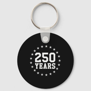 Usa 250 Years 4th Of July American Flag 250th Anni Key Ring