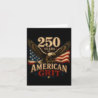 Usa 250 years fourth of july patriotic 1776 card