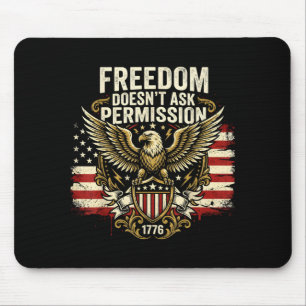 Usa 250 years fourth of july patriotic 1776 mouse pad