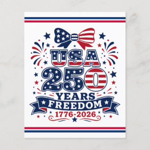 USA 250 Years Freedom 1776 - 2926 Flyer