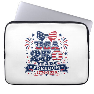 USA 250 Years Freedom 1776 - 2926 Laptop Sleeve