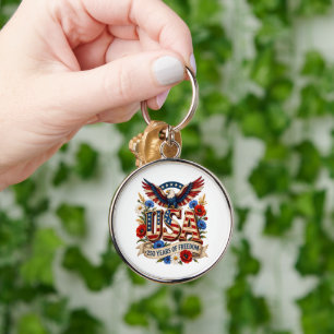USA 250 Years of Freedom Key Ring