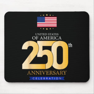 USA 250 Years of Freedom Patriotic America 250th Mouse Pad