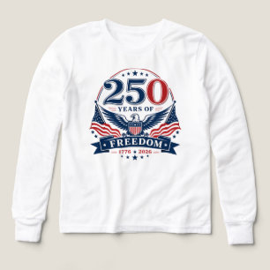 USA 250 Years Of Freedom Patriotic Eagle Design