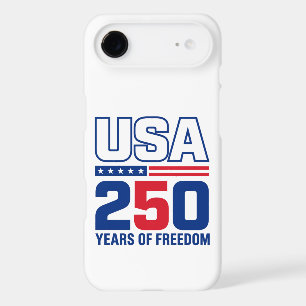 USA 250 Years Of Freedom Patriotic Flag Design