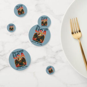 USA 250 Years – Patriotic Bald Eagle July 4th 2026 Confetti