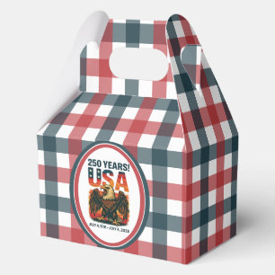 USA 250 Years – Patriotic Bald Eagle July 4th 2026 Favour Box