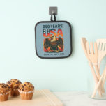 USA 250 Years – Patriotic Bald Eagle July 4th 2026 Pot Holder<br><div class="desc">Celebrate America’s 250th anniversary in bold, patriotic style! This vintage-inspired design features a fierce bald eagle in front of a sunset, with large distressed “USA” lettering and the dates “July 4, 1776 – July 4, 2026.” Perfect for showing your love of country during the Semiquincentennial or any time you want...</div>