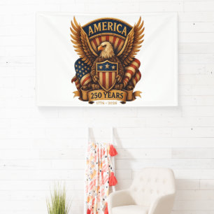 USA 250th Anniversary 1776-2026 Banner