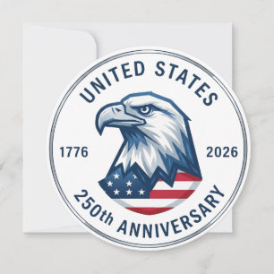 USA 250th Anniversary 1776-2026 Invitation