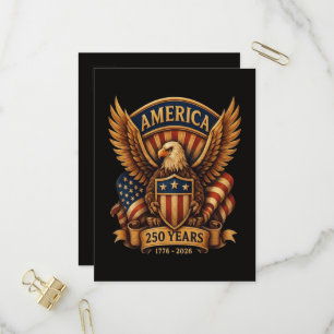 USA 250th Anniversary 1776-2026 Invitation Postcard