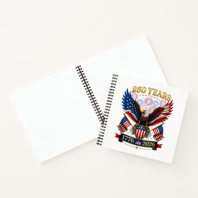 USA 250th Anniversary 1776-2026 Notebook (Inside)