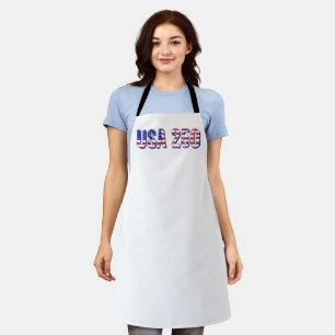 USA 250th Anniversary 1776-2026 Patriotic American Apron
