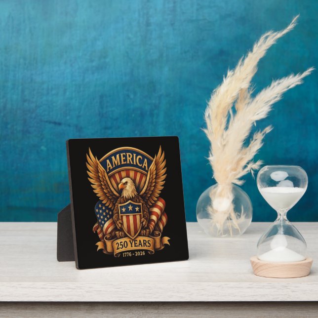USA 250th Anniversary 1776-2026 Plaque (Insitu)