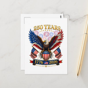 USA 250th Anniversary 1776-2026 Postcard