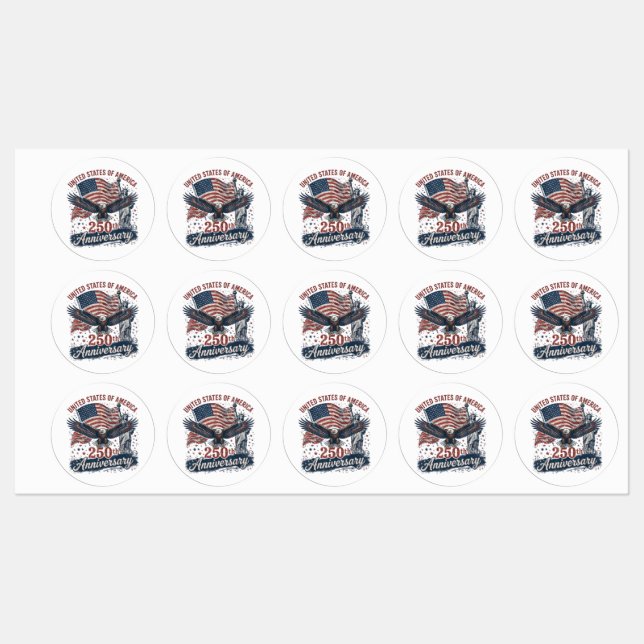 USA 250th Anniversary Bald Eagle Statue of Liberty (Sheet)