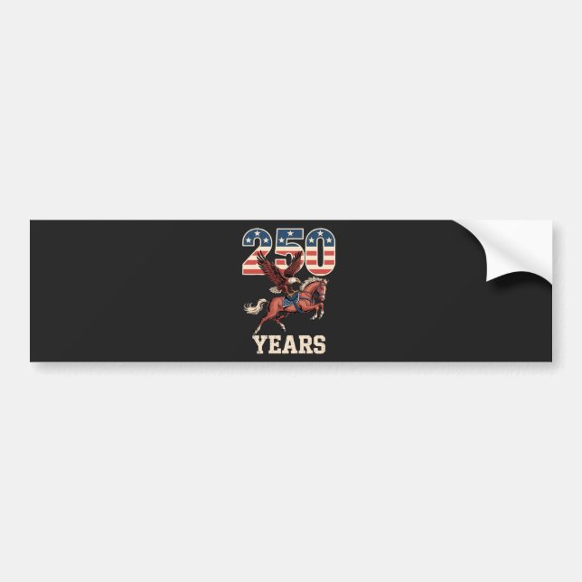 USA 250th Anniversary Bumper Sticker (Front)