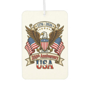 USA 250th Anniversary Car Air Freshener