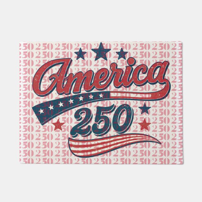 USA 250th Anniversary  Dart Board Doormat (Front)