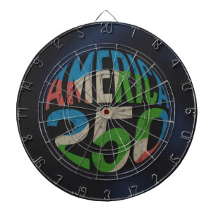 USA 250th Anniversary  Dartboard