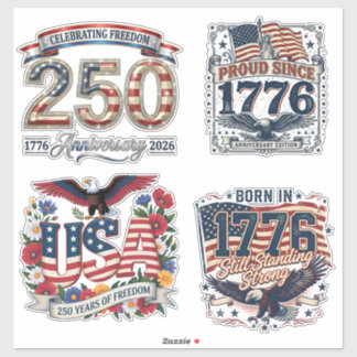 USA 250th Anniversary Decals