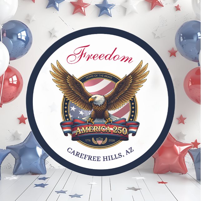 USA 250th Anniversary Event Classic Round Sticker (Creator Uploaded)