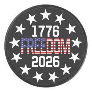 USA 250th Anniversary Freedom Hockey Puck
