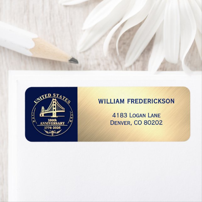 USA 250th Anniversary Golden Gate design return (Insitu)