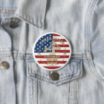 USA 250th Anniversary Golden Gate Patriotic Flag  7.5 Cm Round Badge<br><div class="desc">Celebrate 250 years of American independence with this striking commemorative button honoring the historic milestone of 1776–2026. This button captures the pride, heritage, and enduring spirit of the United States. The button features the bold and recognizable design of the American flag, with vibrant red and white stripes and a deep...</div>