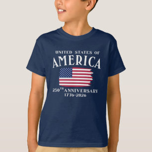 USA 250th Anniversary Independence Day T-Shirt