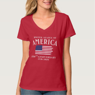 USA 250th Anniversary Independence Day T-Shirt