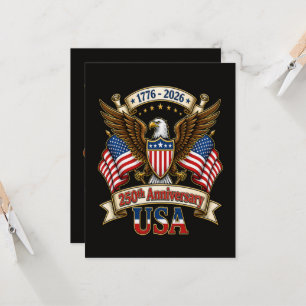 USA 250th Anniversary Invitation