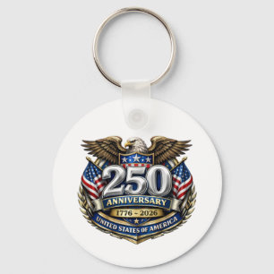 USA 250th Anniversary Keychain