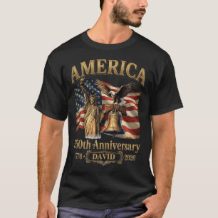  USA 250th Anniversary Lady Liberty  T-Shirt