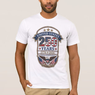 USA 250th Anniversary Patriotic Eagle 1776–2026 T-Shirt