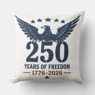 USA 250th Anniversary Patriotic Eagle Years of Fre Cushion