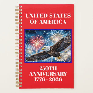 USA 250th Anniversary Patriotic Planner