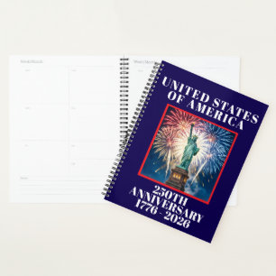 USA 250th Anniversary Patriotic Planner