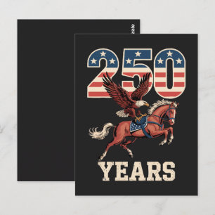 USA 250th Anniversary Postcard