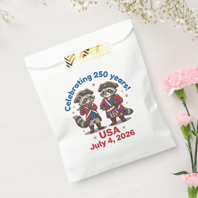 USA 250th Anniversary Souvenir,July 4 2026 Semi Favour Bags (Sealed)