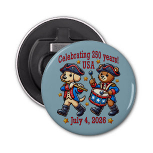 USA 250th Anniversary Souvenir - Patriotic  Bottle Opener