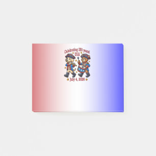 USA 250th Anniversary Souvenir - Patriotic  Post-it Notes