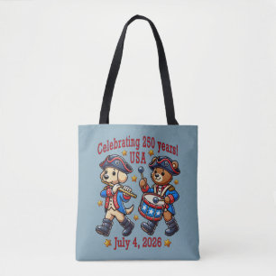 USA 250th Anniversary Souvenir - Patriotic Tote Bag