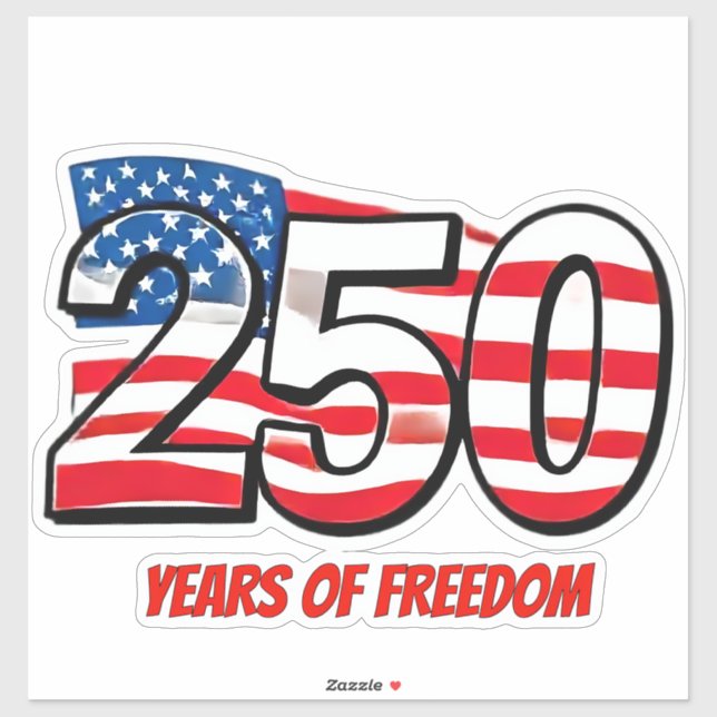 USA 250th Anniversary Sticker | 250 Years of Freed (Sheet)