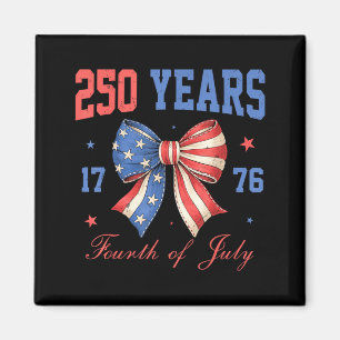 USA 250th Birthday 1776 2026 for Men Women 4th of Magnet